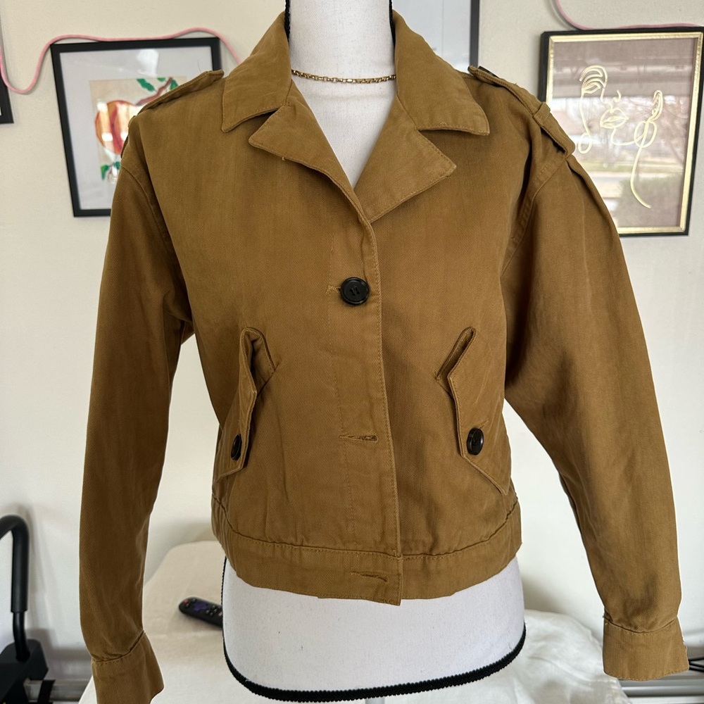 Women's Tan Jacket by TRACTR
